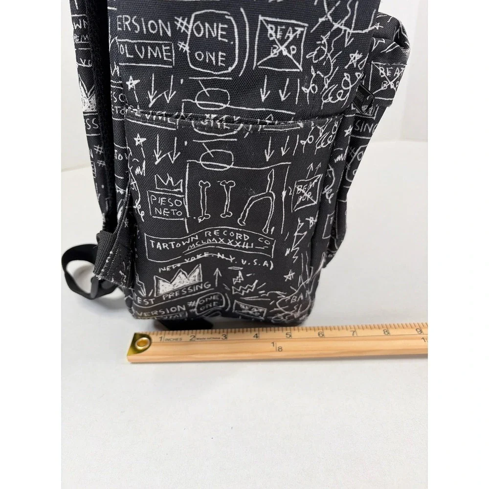 Herschel Supply Co Jean-Michel Basquiat Backpack Black White Art Print Classic